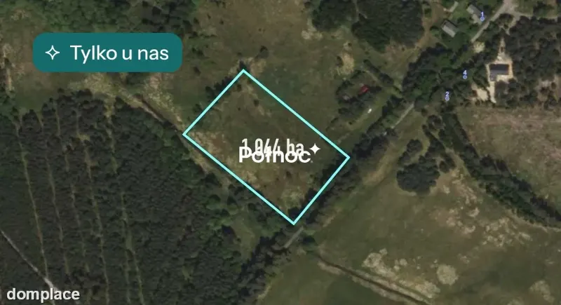 Duża działka w zielonej okolicy