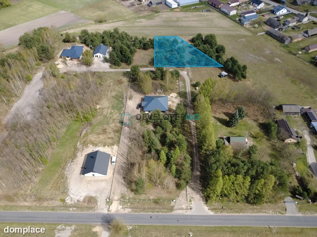 Działka budowlana 2234 m² – Żeliszew Podkościelny