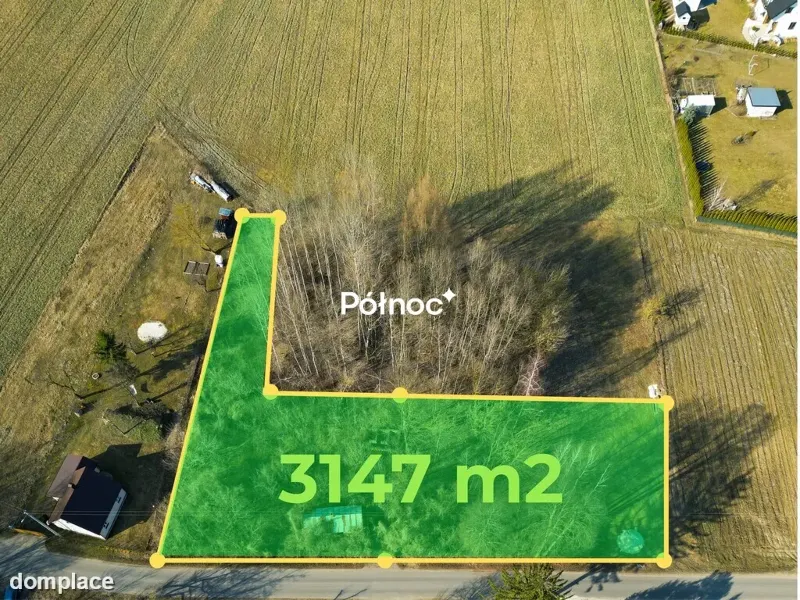 Działka rolno -budowlana Wyrzyki pow. łosicki