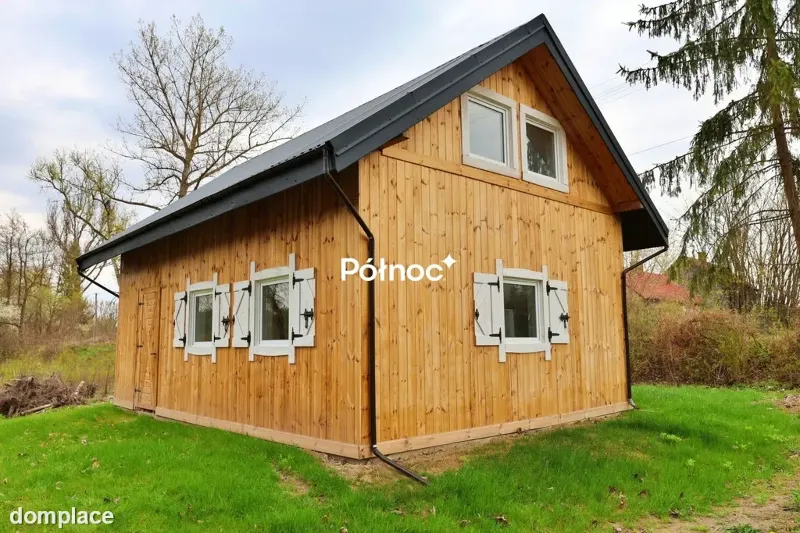 Dom rekreacyjny ok. 70m2 na dużej działce 1000m2.