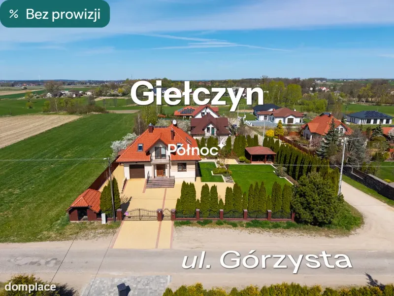 Komfortowy dom z zadbanym ogrodem w Giełczynie