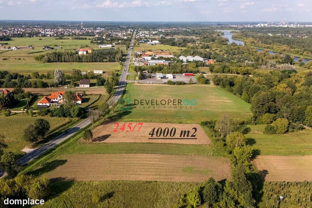 Działka przemysłowa 5km od miasta w nowej cenie!
