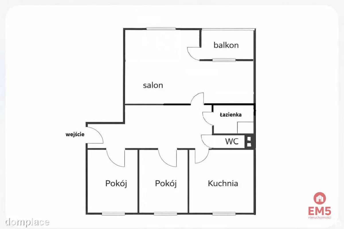 Mieszkanie 3 pok. 1 piętro Centrum Suwałk — zdjęcie 14