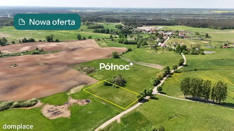 Działka budowlana Czerwonka, jez. Sawinda Wielka