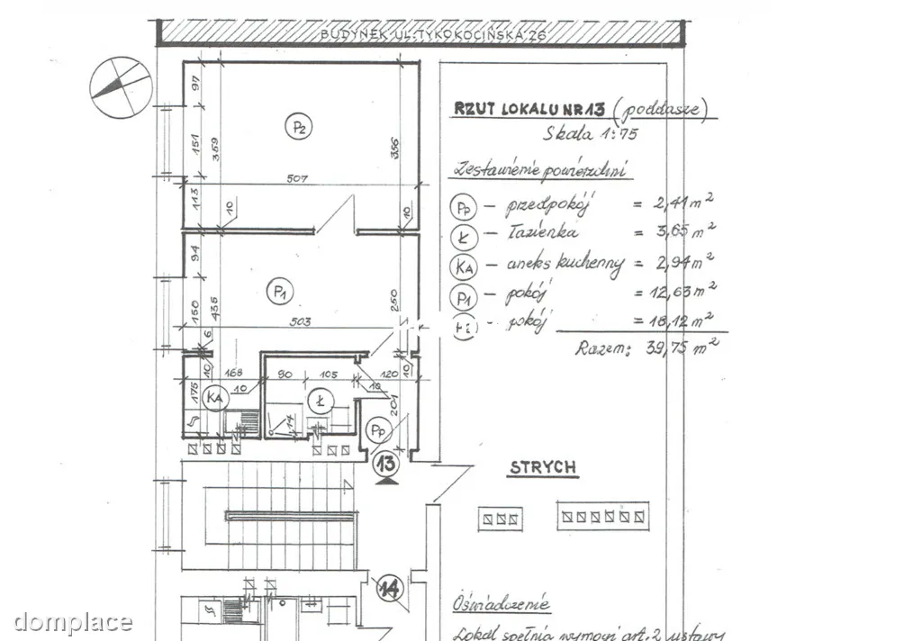 39,75 m² | 2 pok| Targówek | metro 300m I poddasze