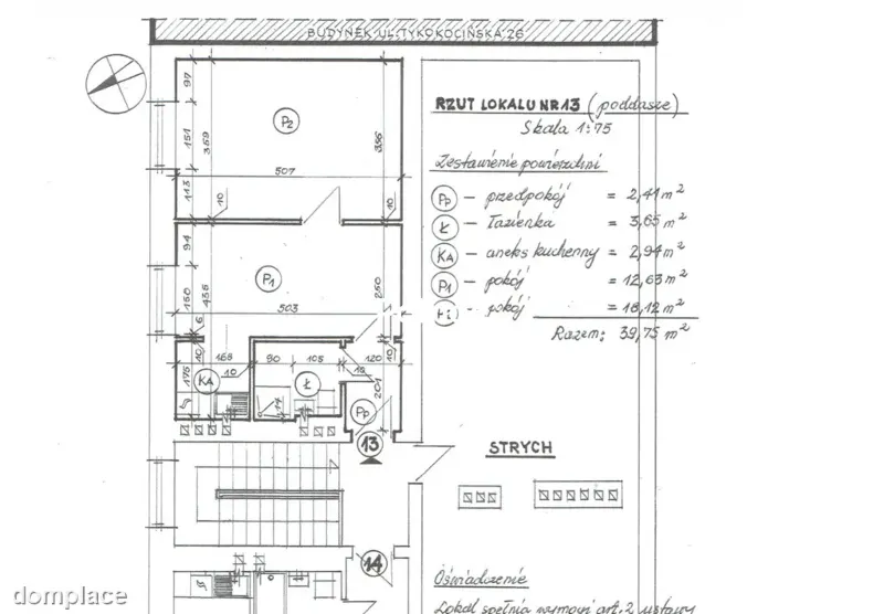 39,75 m² | 2 pok| Targówek | metro 300m I poddasze