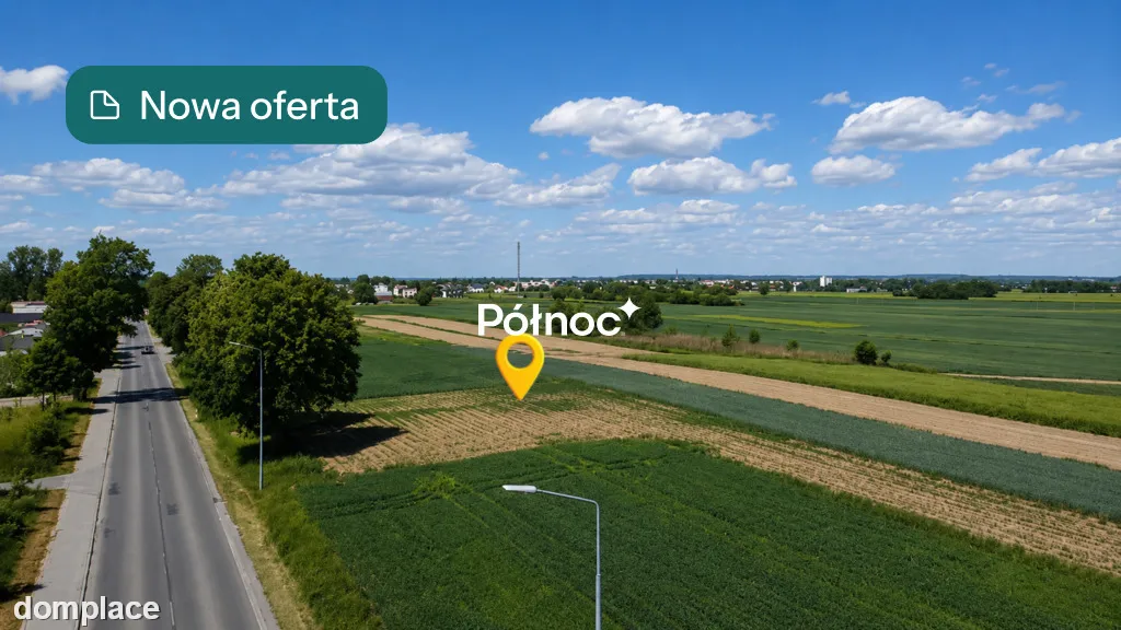 Działka budowlana 1813 m² przy ul. Przemysłowej