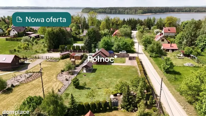Sajzy gm. Ełk, uroczy domek nad jeziorem Łaśmiady