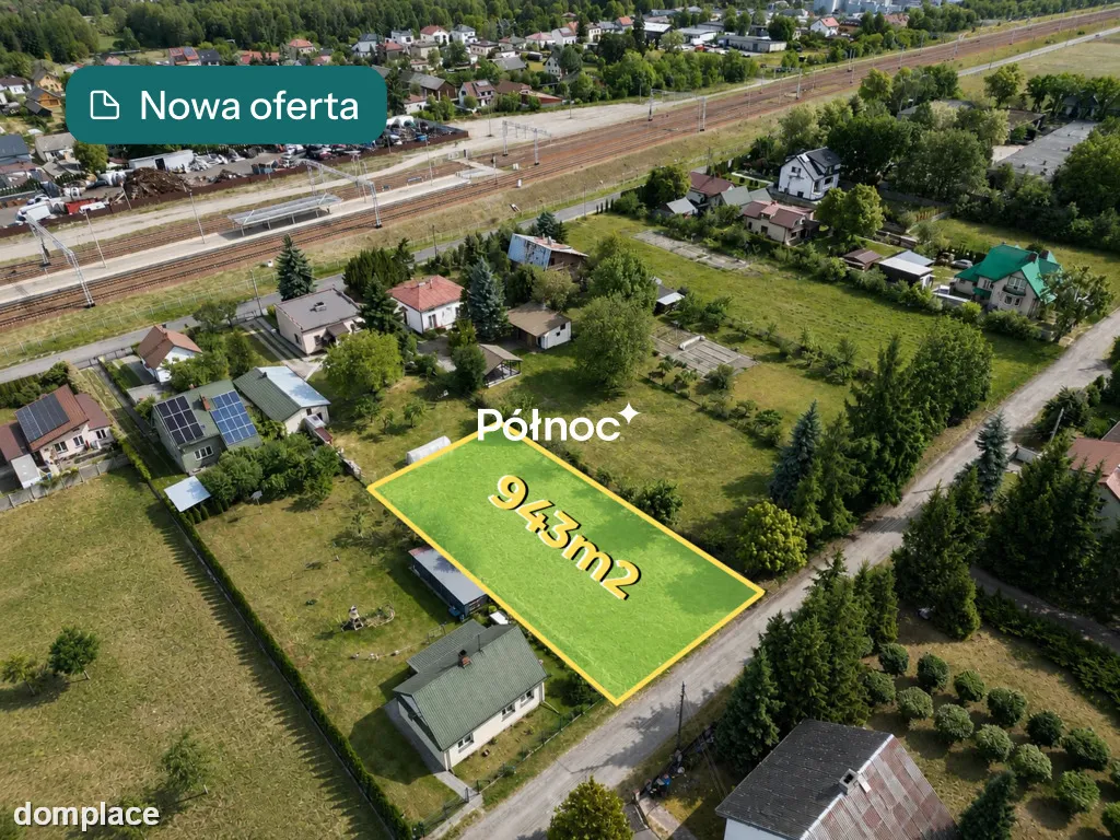Działka budowlana 945 m² ul Okólna
