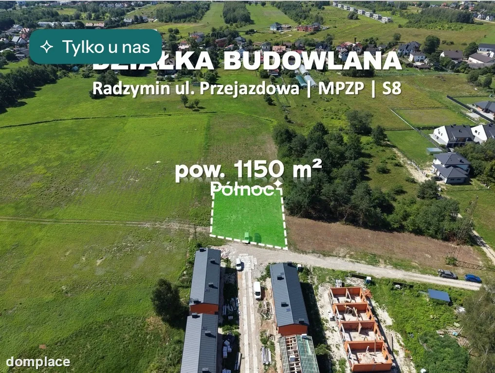 Działka 1150 m² pod dom lub niewielką inwestycję