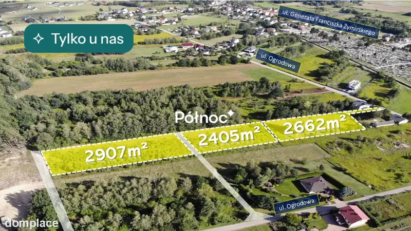 KLEMBÓW | DZIAŁKA 2662 m² | 160 ZŁ/M² | MPZP