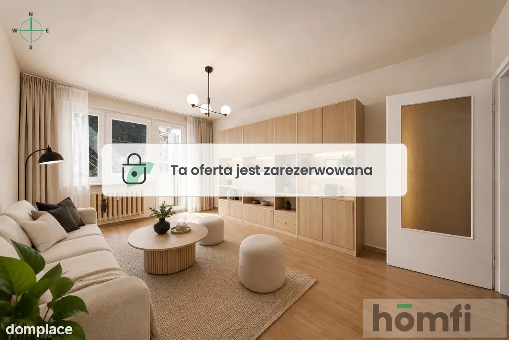 słoneczne dwa pokoje z dużym potencjałem