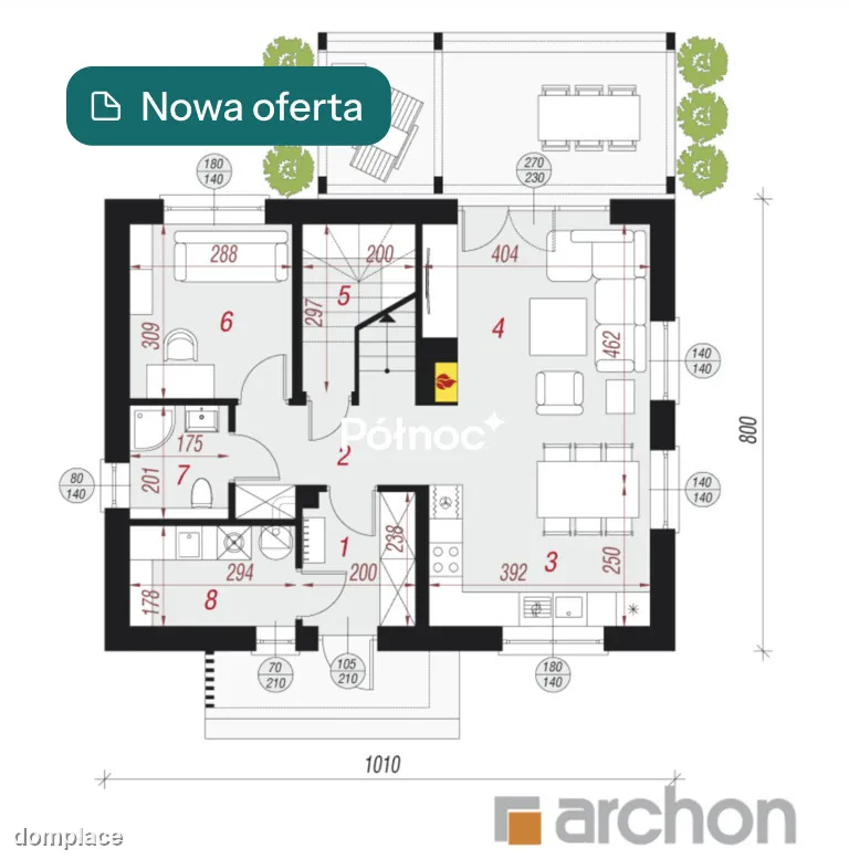NOWY DOM 110 m² | DZIAŁKA 700 m² | BEZ PCC