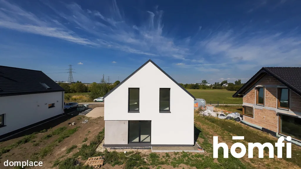 Nowoczesny dom 139 m² w stanie deweloperskim