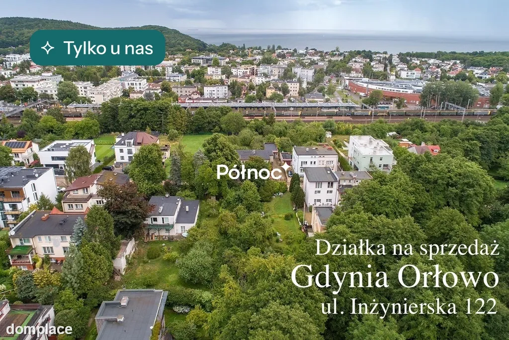 Tylko u Nas - Atrakcyjna działka w Gdyni Orłowie