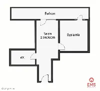 Mieszkanie na Chopina z dużym tarasem, 2 pokoje — zdjęcie 11