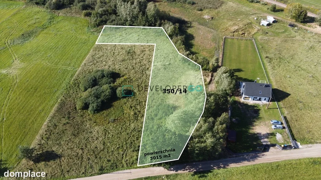 Działka 3015 m² z WZ | 3 min od Ełku | Siedliska