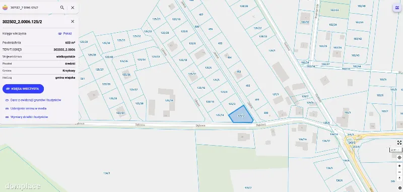 Działka mieszkaniowo-usługowa 603 m² | NAROŻNA | ASFALT | Murzynowo Leśne