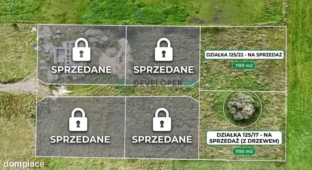 Dwie działki budowlane I Siedliska z WZ
