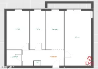 Trzy pokoje, dwie łazienki z balkonem, Centrum — zdjęcie 13