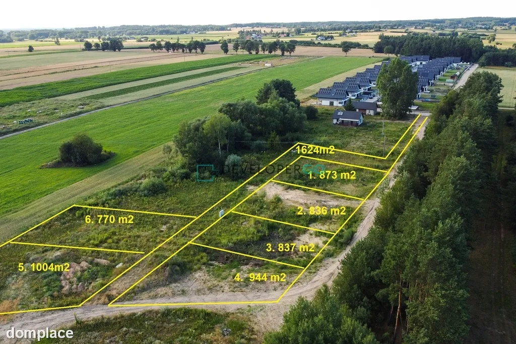 działka z widokiem - 944m2 - gm. Dobrzyniewo Duże