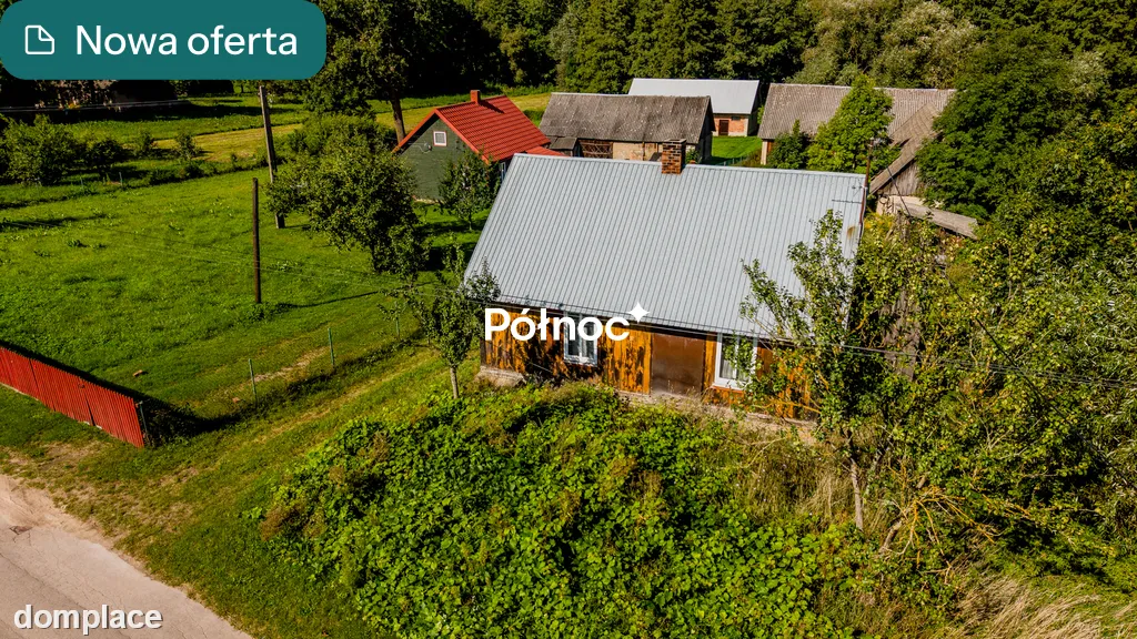 Dom 57,6 m², działka 0,59 ha. Bobrówka gm. Jaświły