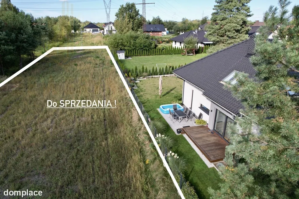 Działka 1365 m² przy lesie,  wszystkie media