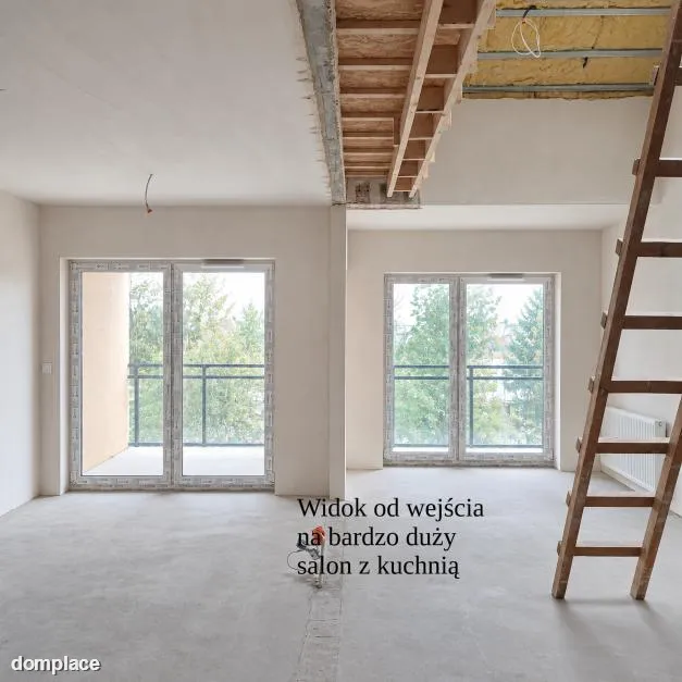 Dwupoziomowe 80 m² w Puławach | projekt wnętrz i schody w cenie.
