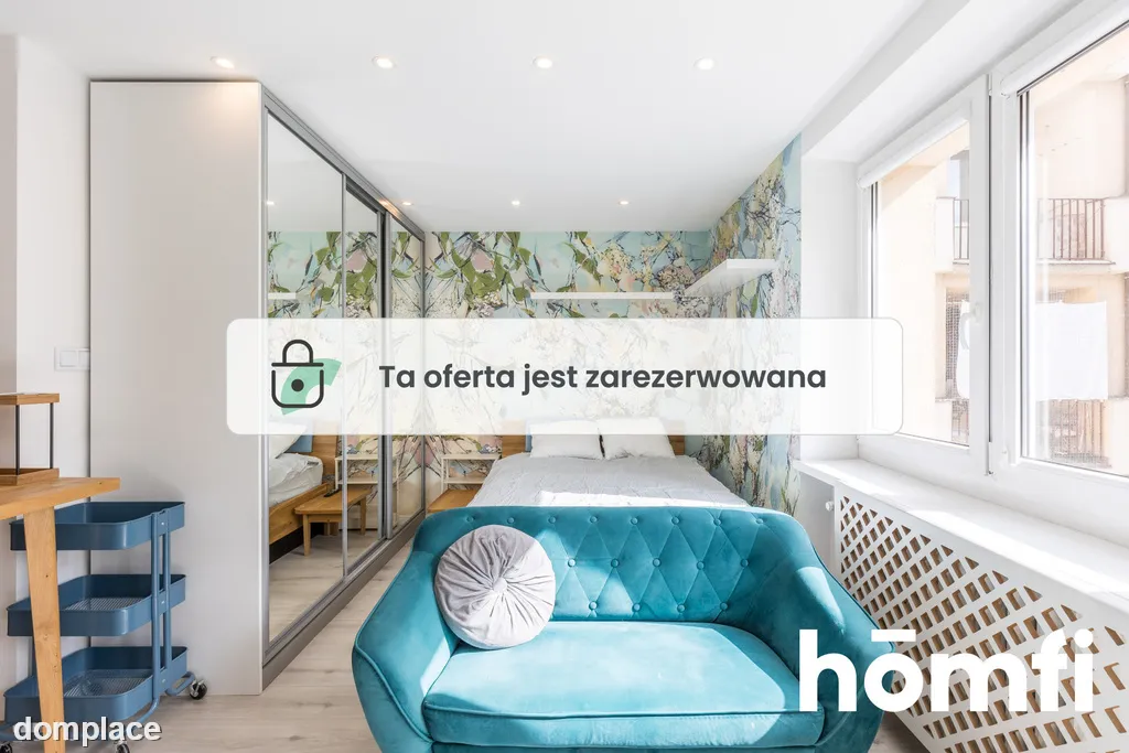 Kawalerka z balkonem przy Bulwarach Wiślanych