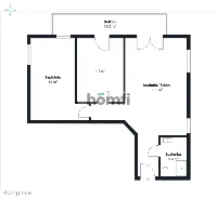 Duża strefa dzienna | Balkon dostępny z 3 pokoi — zdjęcie 9