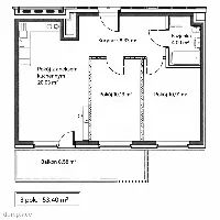 Na sprzedaż | mieszkanie 3-pokojowe | 53,40 m2 | 1 piętro | Os. Piastów, Mistrzejowice — zdjęcie 9