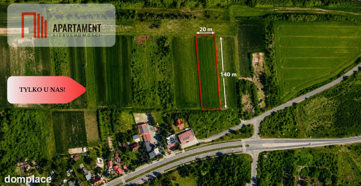 Duża działka 3691 m2 Legnica