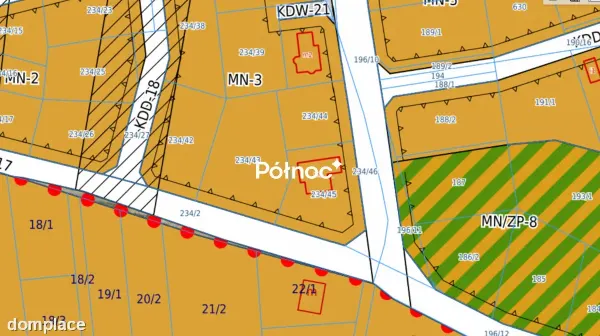Działka budowlana w Chełmie –1627 m² na ul. Majdan — zdjęcie 3