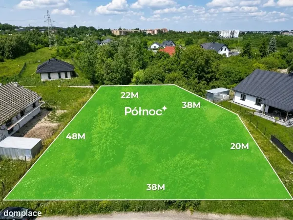 Działka budowlana w Chełmie –1627 m² na ul. Majdan — zdjęcie 2