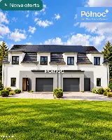 NOWOCZESNY BLIŹNIAK Z GARAŻEM, OGRÓDKIEM I FOTOWOLTAIKĄ | 134 M² — zdjęcie 1