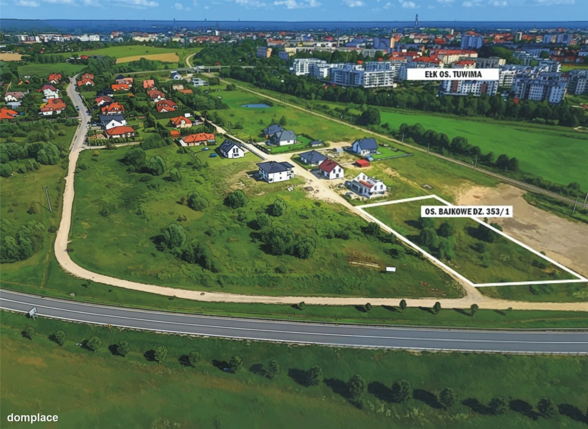 Działka — ełcki, Ełk