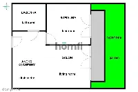 Słomnicka, 35m²: 2 pokoje z ogódkiem w centrum — zdjęcie 14