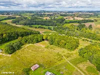 Malownicza okolica i prywatny las. Blisko jezioro — zdjęcie 1