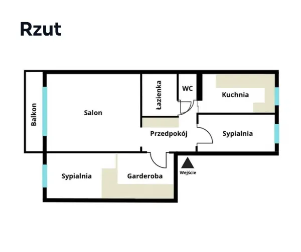 Rzut nieruchomości 1