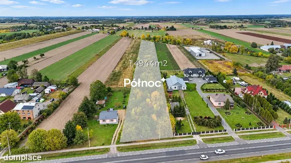 Działka 1,49 ha – Sławacinek Nowy, dojazd z dwóch stron — zdjęcie 2
