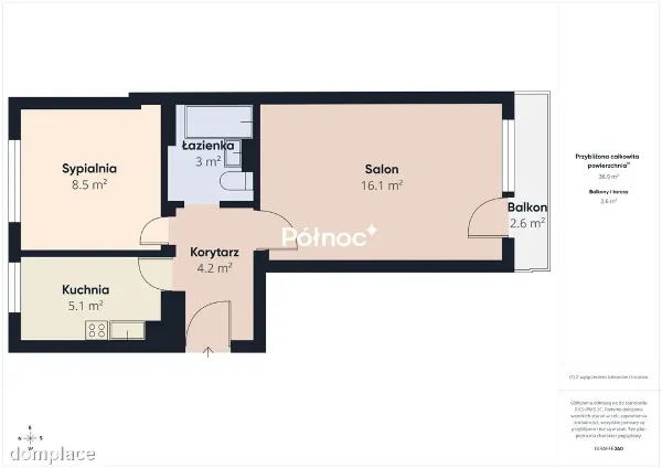 Bródno | 2 pokoje, balkon i widok na zieleń — zdjęcie 3