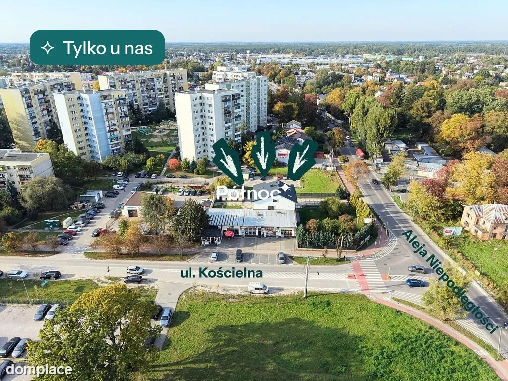Wołomin | Dom na wynajem — biura, usługi, zakwaterowanie Duży parking