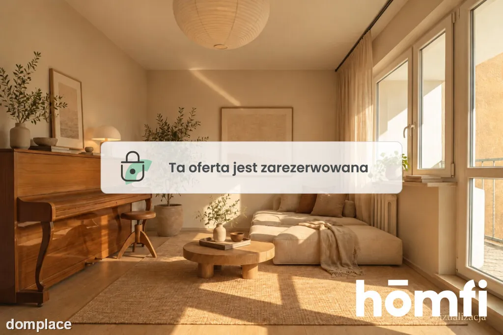 3 lub 4 pokoje | Metro Wilanowska | Balkon