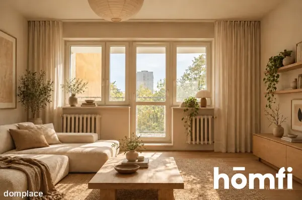 3 lub 4 pokoje | Metro Wilanowska | Balkon — zdjęcie 2