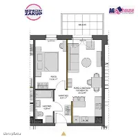 2 pokoje | nowe osiedle | 40,28 m² | Pruszcz Gd. — zdjęcie 5