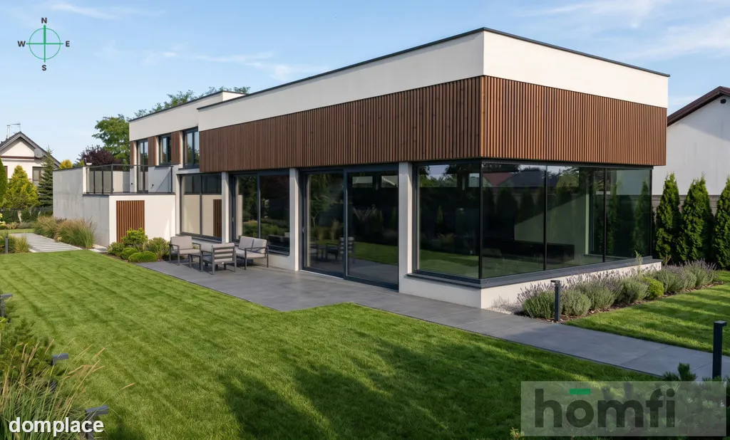 Nowoczesny design z betonu | 2 tarasy | 248 m2
