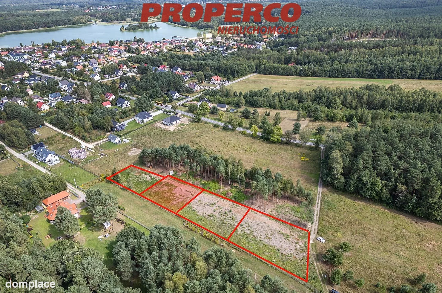 Działka — Daleszyce, Borków
