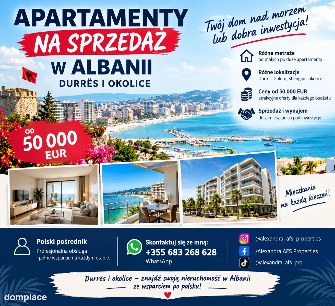 NIERUCHOMOSCI W ALBANII - DURRES I OKOLICE | SPRZEDAZ I WYNAJEM