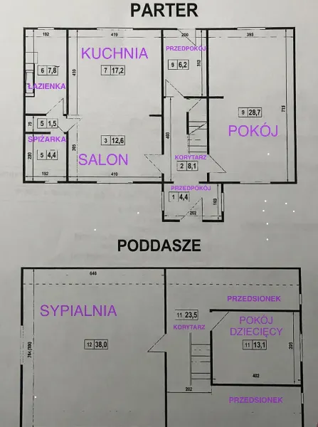 Rzut nieruchomości 1