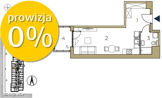 Kawalerka z balkonem| Inwestycja 2028 — zdjęcie 3